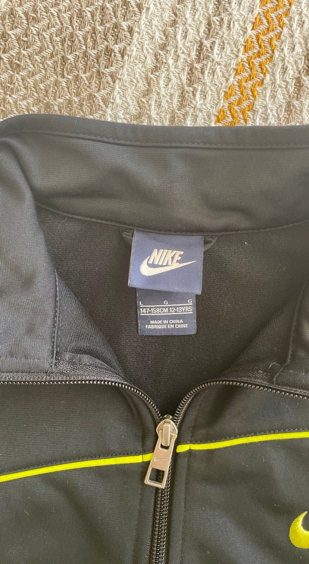 Nike Siyah Neon Detaylı Spor Ceket ORİJİNAL - Görsel 5