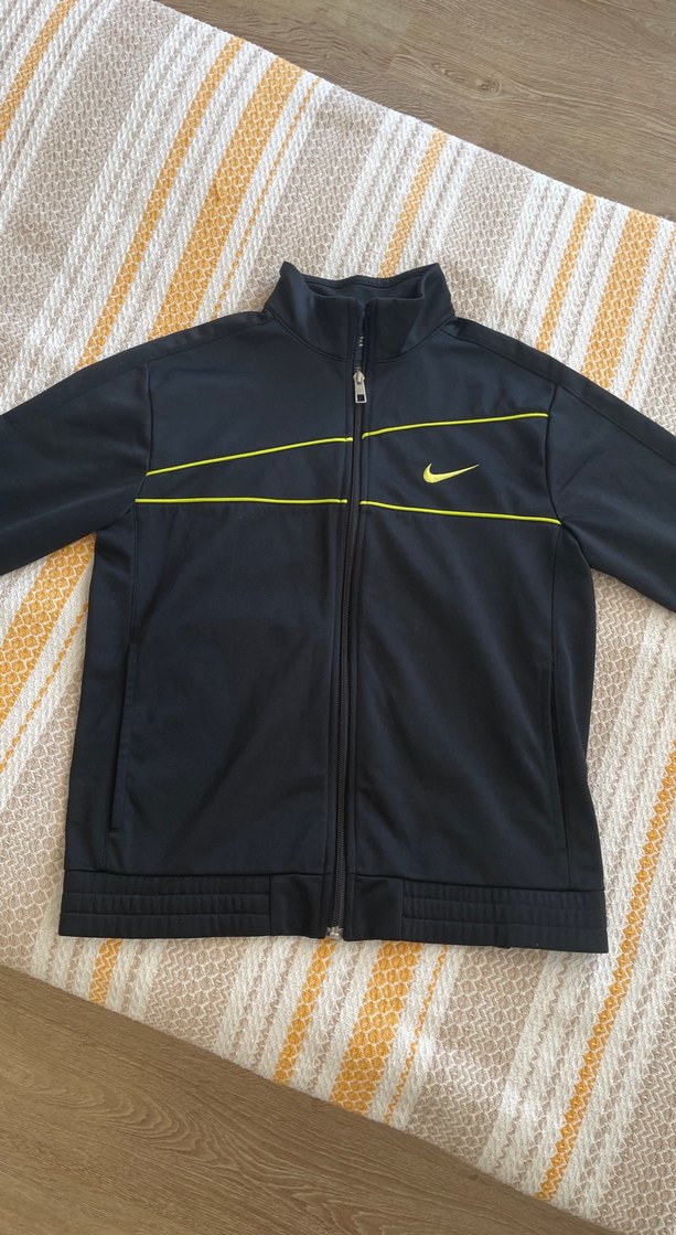 Nike Siyah Neon Detaylı Spor Ceket ORİJİNAL - Görsel 2