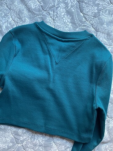 s Beden mavi Renk Tommy Hilfiger petrol mavisi crop
