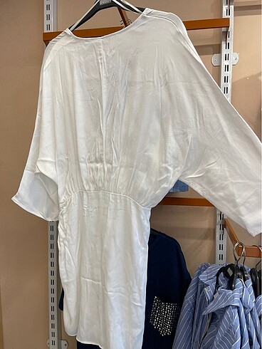Zara Orijinal Beyaz Pareo/Elbise - Görsel 5