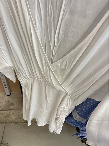 Zara Orijinal Beyaz Pareo/Elbise - Görsel 6