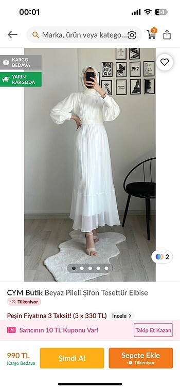 Tesettür elbise