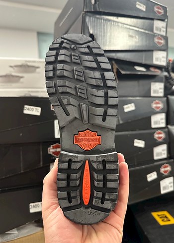 Orjinal Harley Davidson Tokalı Siyah Erkek çizme  Bot - Görsel 5