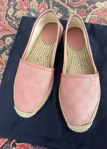 Pembe Süet Kadın Dolgu Topuklu Espadril - Görsel 3