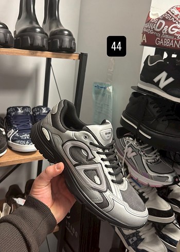 Dior Gri Siyah Retro Sneaker