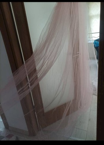 Beden Pembe Tül Bebek Cibinliği