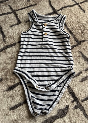Çizgili Askısız Bebek Takımı - Görsel 2