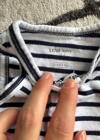 Çizgili Askısız Bebek Takımı - Görsel 3