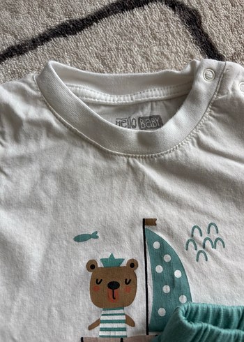 Bebek Erkek Kısa Kollu Pamuklu Takım - Görsel 3