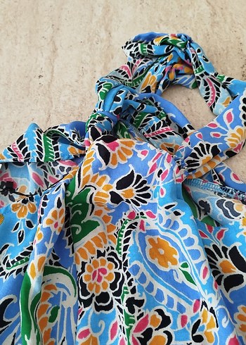 Renkli Bohem Desenli bluz - Görsel 2