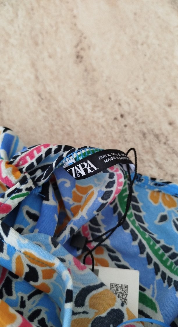 Renkli Bohem Desenli bluz - Görsel 3