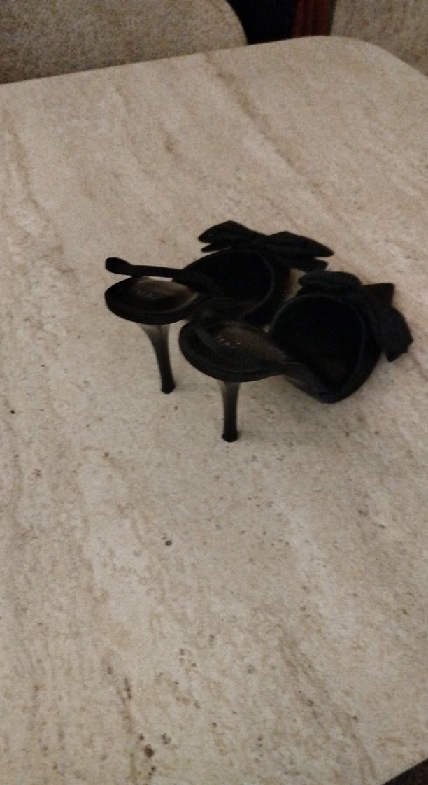 Siyah Sivri Burunlu Stiletto Topuklu Kadın Ayakkabı - Görsel 2