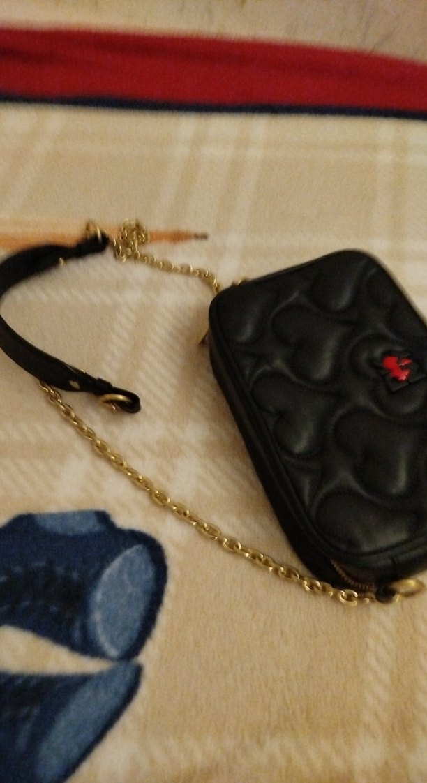 Siyah Deri Kadın Çanta - Gotik Stil - Görsel 3