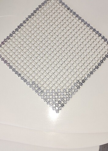 Gümüş i renkli 6'lı kasnak peçete  - Görsel 6