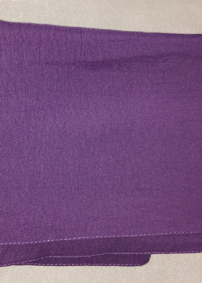 Şu yeşili,sütlü kahve ve mor renkli üç adet şal isteyene tekli   - Görsel 5