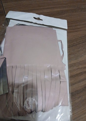 Metalize Masa Örtüsü pembe - Görsel 4