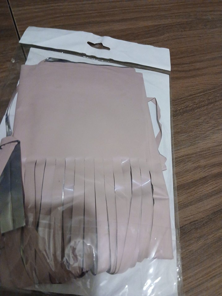 Metalize Masa Örtüsü pembe - Görsel 4