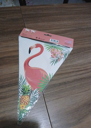 Flamingo Temalı Parti Bayrak Seti - Görsel 6