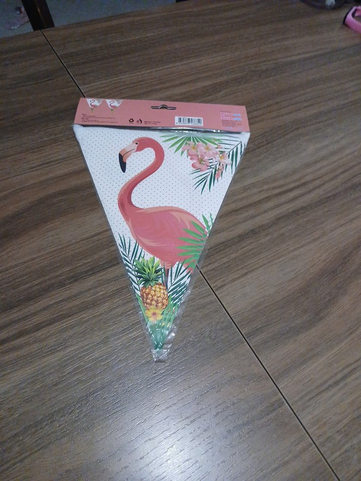 Flamingo Temalı Parti Bayrak Seti - Görsel 3