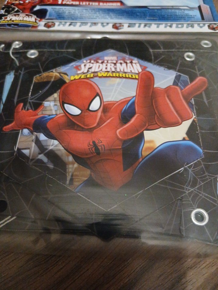 Örümcek Adam Temalı Doğum Günü Afişi - Görsel 4