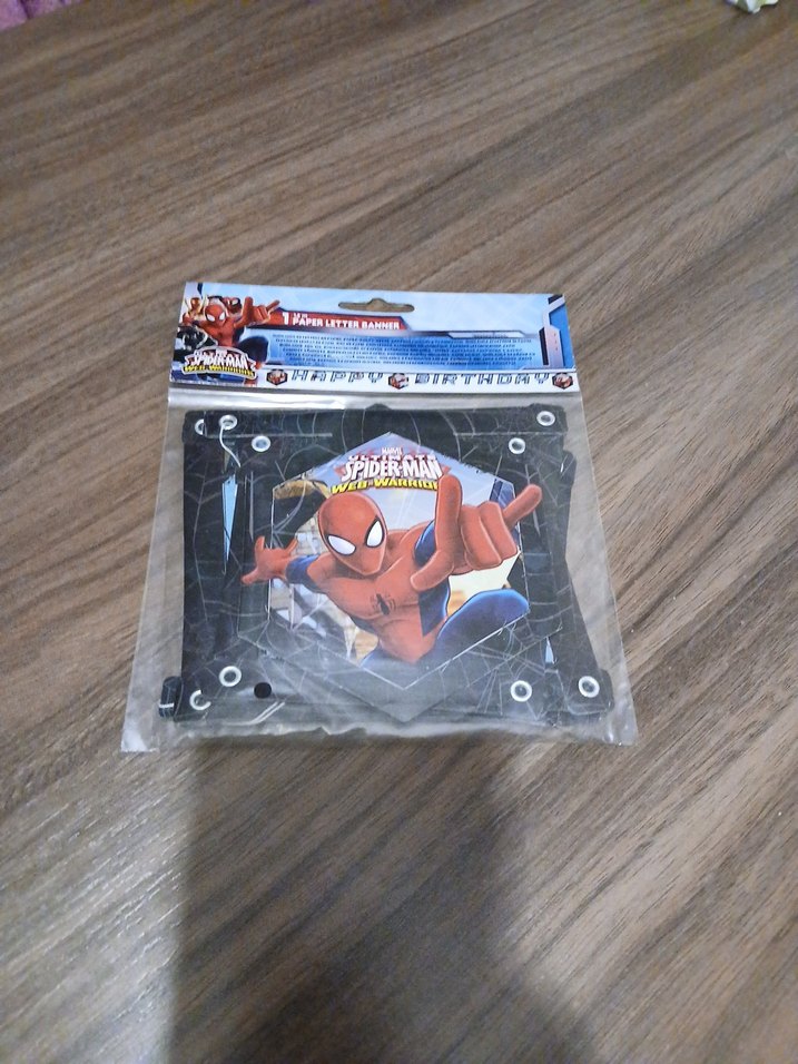 Örümcek Adam Temalı Doğum Günü Afişi - Görsel 2