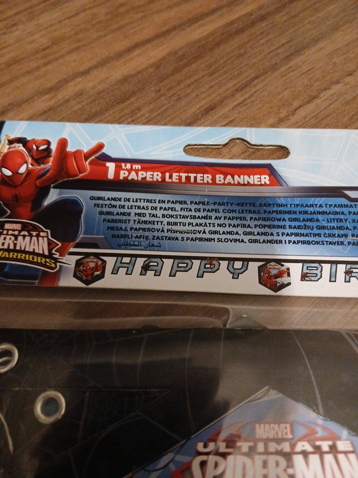 Örümcek Adam Temalı Doğum Günü Afişi - Görsel 3