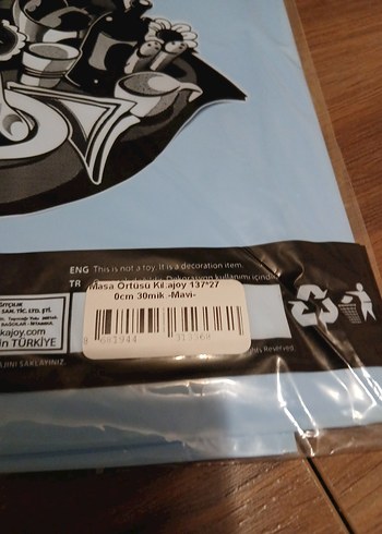 Masa Örtüsü mavi - Görsel 7