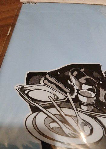 Masa Örtüsü mavi - Görsel 4