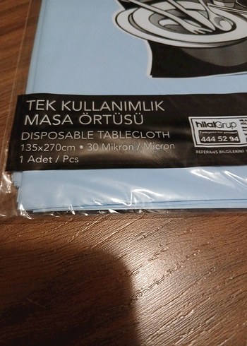 Masa Örtüsü mavi - Görsel 3