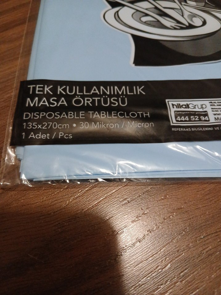 Masa Örtüsü mavi - Görsel 3