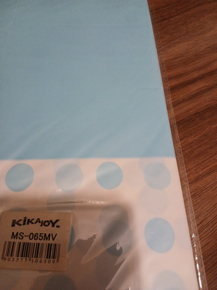 Masa Örtüsü mavi puantiyeli - Görsel 5