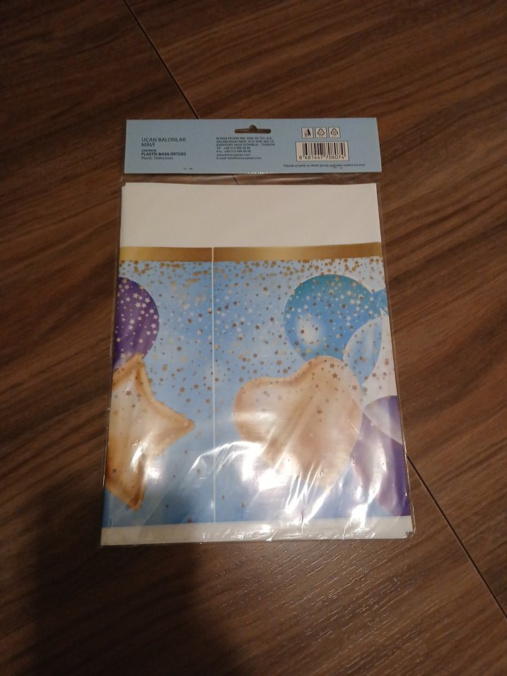 Masa örtüsü mavi - Görsel 5