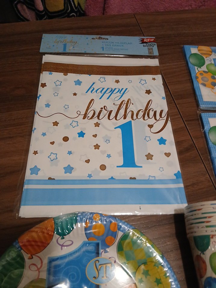1. Yaş doğum günü konsepti erkek çocuk - Görsel 3