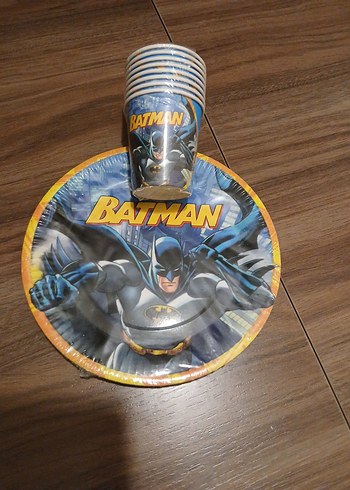 Batman Temalı Parti Tabak ve Bardak Seti - Görsel 6