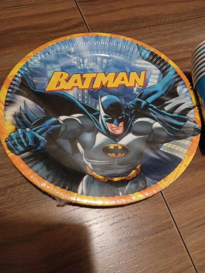 Batman Temalı Parti Tabak ve Bardak Seti - Görsel 2
