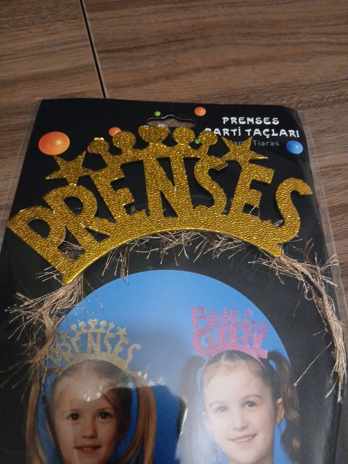 Prenses parti tacı altın - Görsel 2