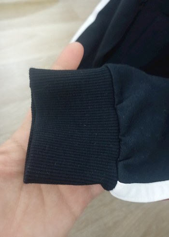 Siyah Fermuarl Sweatshirt düşünür koleji iyi durumda - Görsel 4