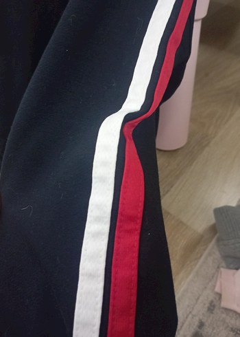 Siyah Fermuarl Sweatshirt düşünür koleji iyi durumda - Görsel 3