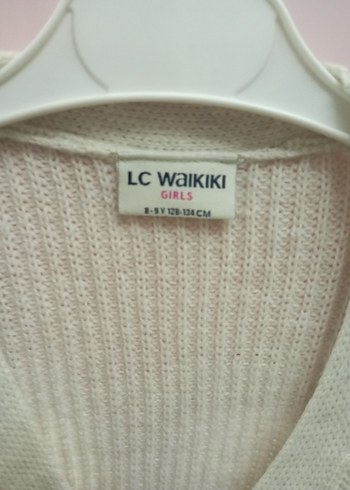 Nakışlı Beyaz Bohem Örgü Kız Hırka - Görsel 4