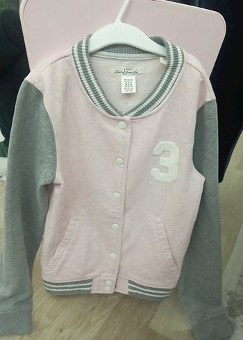 Düğmeli Pembe Kız Çocuk Ceket - Görsel 2