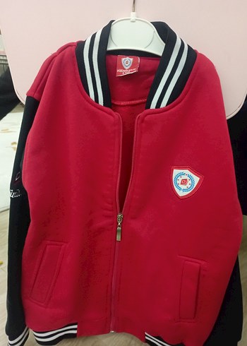 Kırmızı Fermuarlı Erkek Çocuk Sweatshirt marka temsili - Görsel 8