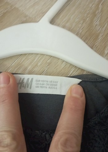 Dantelli Siyah Mini cocuk Bluz - Görsel 4