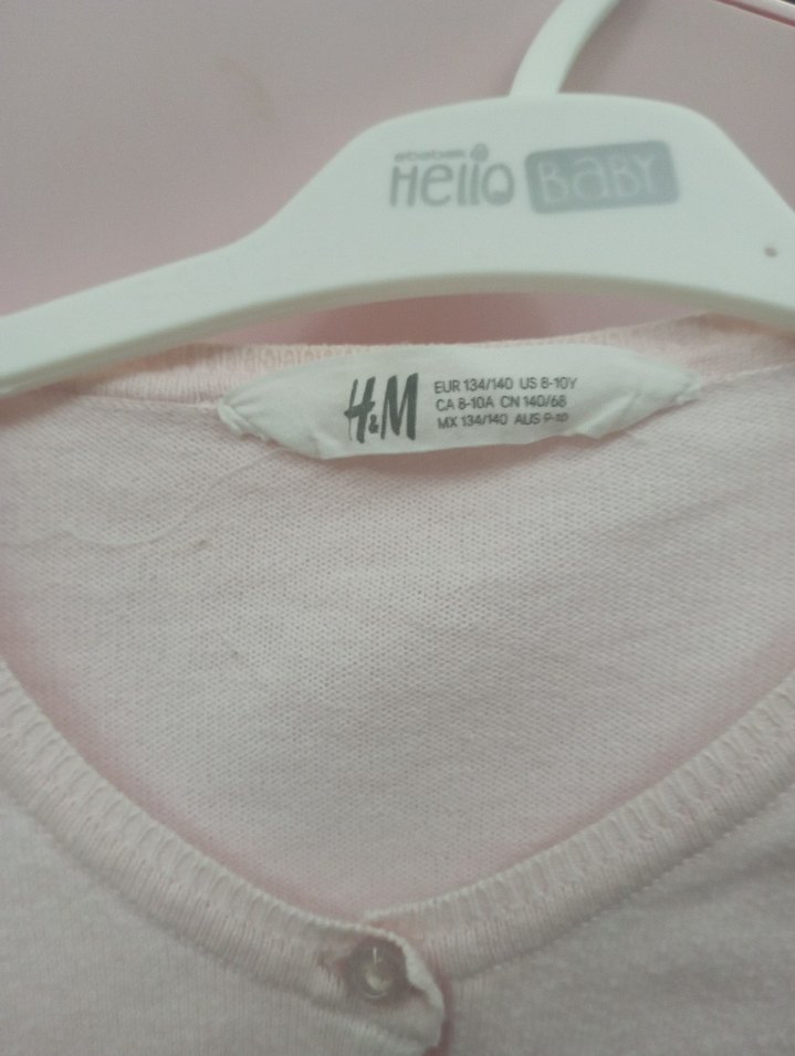 kız çocuk pembe hirka - Görsel 2