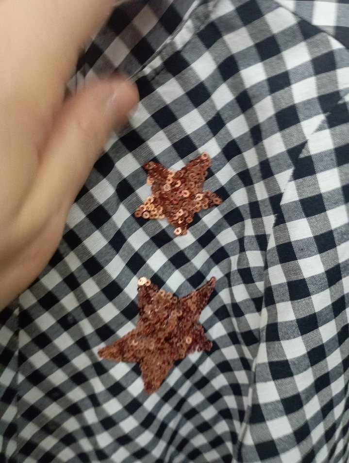 Kız Çocuk Ekose Desenli Uzun Kollu Bluz - Görsel 3