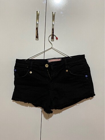 Bershka siyah kot şort