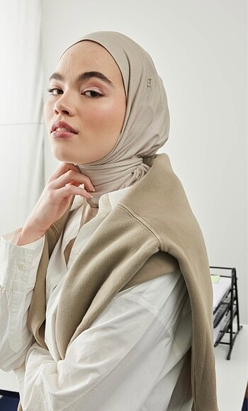 Freshscarf spor athletic hijab taş rengi