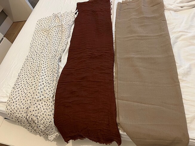 3 adet Fresh Scarf şal