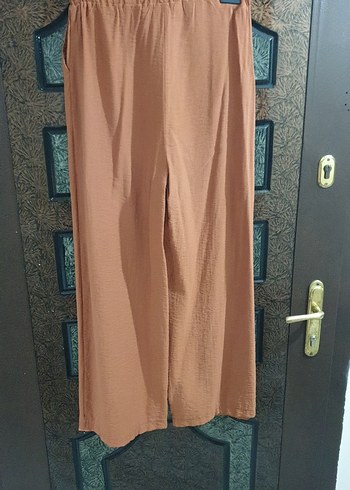 l Beden camel Renk turuncu renkte Bohem Salaş Kadın yazlık Pantolon ince kumaş