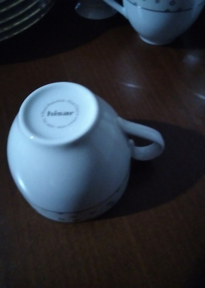 Hisar marka porselen çay takimi.Seceneklerde olmadığı icin Güral - Görsel 4