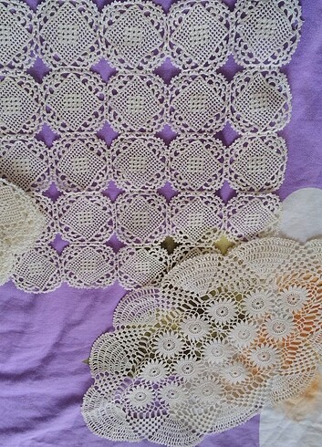 Dantel takim ve tepsi ortusu - Görsel 2